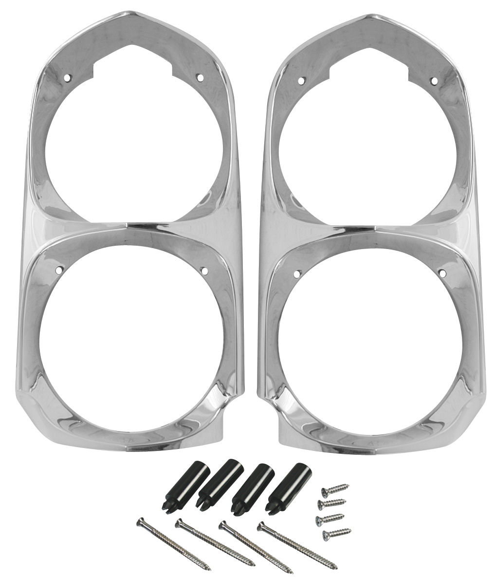 RESTOPARTS GTO Headlight Bezels, 196667 Fits 196667 GTO