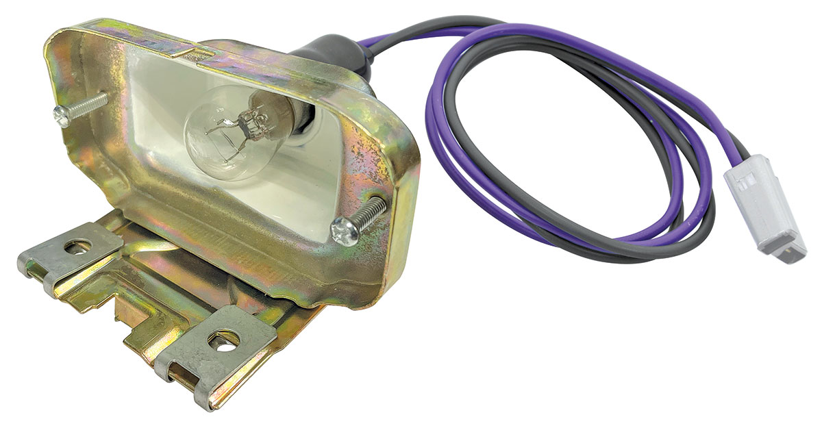GTO Parking Lamp Housing, 196465 w/Plug & Wiring