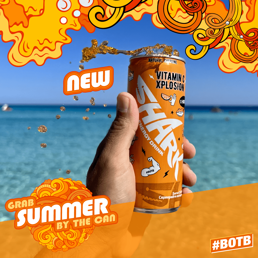 SHARK Energy Drink Summer Campaign 2023 Opium Works