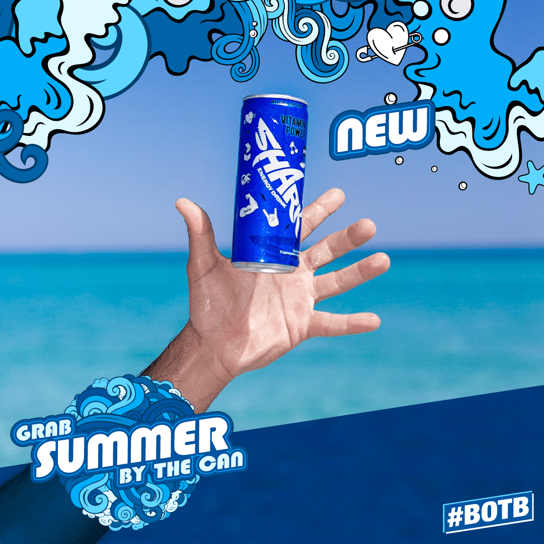 SHARK Energy Drink Summer Campaign 2023 Opium Works