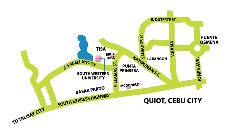 Quiot Pardo Cebu City Map Desana Heights | Orchard Property Marketing Corporation - Opmc