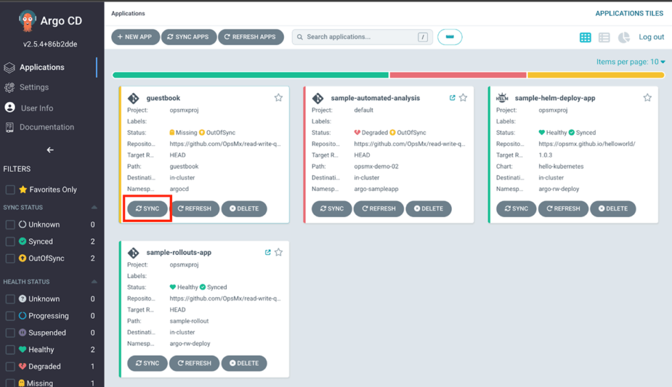 How to create applications in ArgoCD? OpsMx Blog