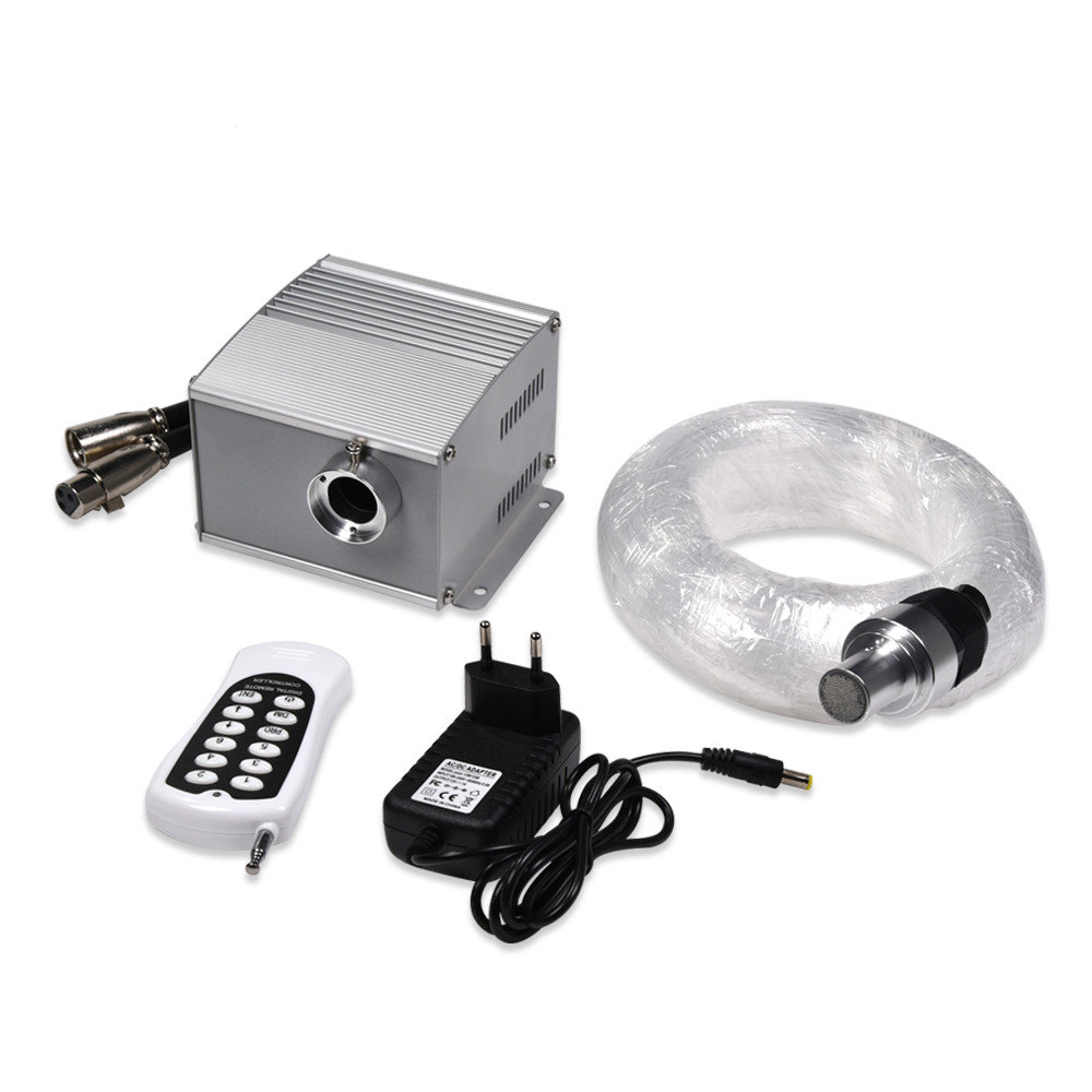 5W DMX Color Wheel LED Optical Light Source Optical Fiber Lighting