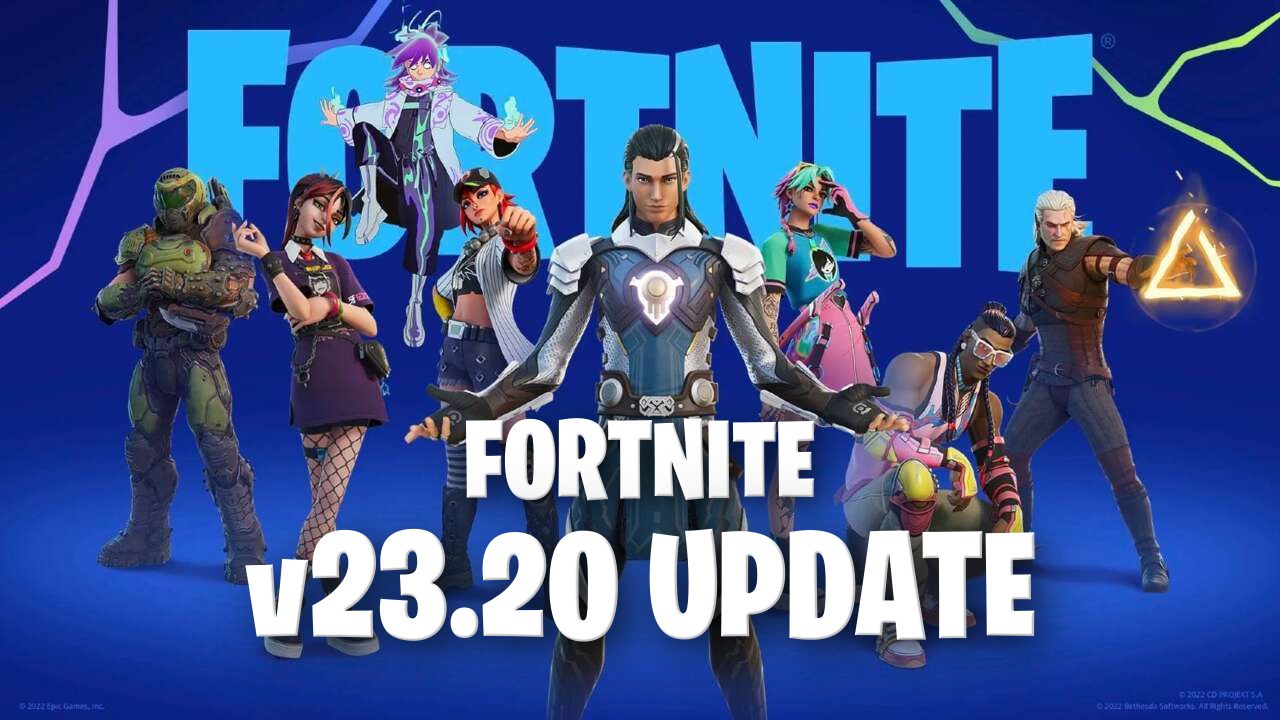 Fortnite v23.20 Update New Skins, Dead Space Collab, More Challenges, and More Optic Flux