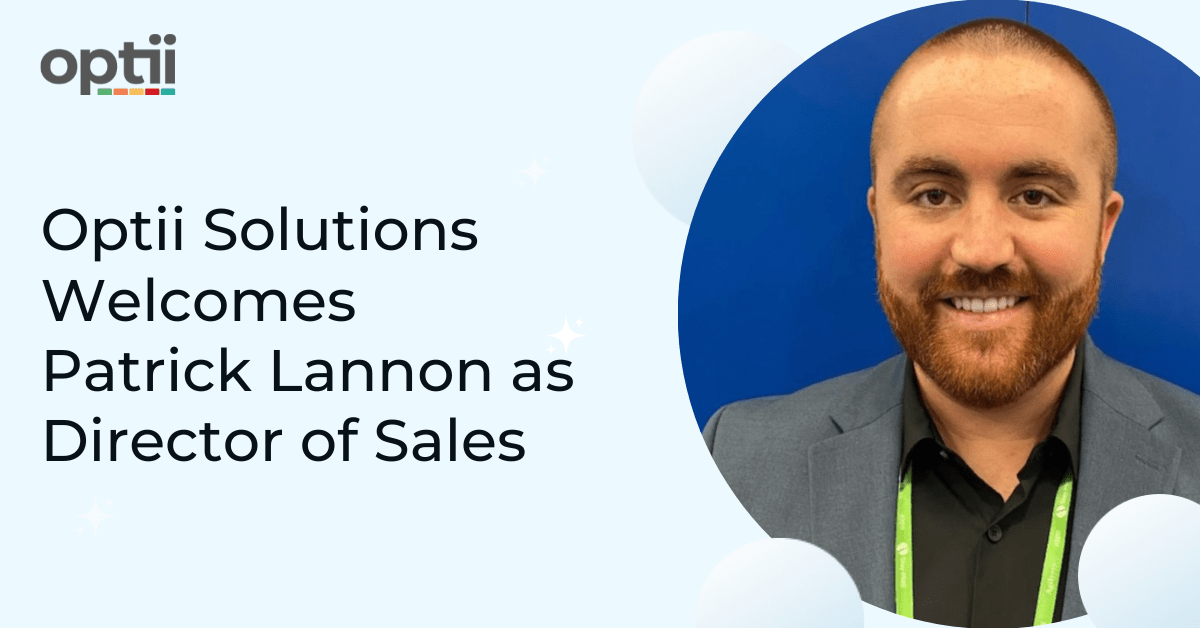 Optii Solutions Patrick Lannon as Director of Sales