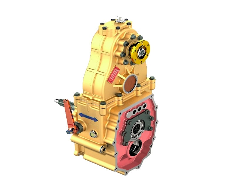 Engine PTO, Sandwich PTO, High torque power takeoff, sandwichmounted