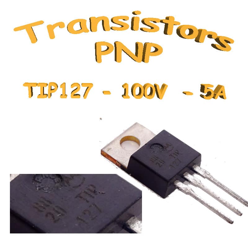 Tip127 Transistor darlington PNP 100v 5A To220 65W