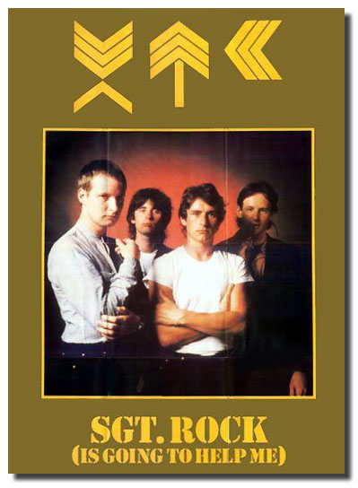 XTC Sgt. Rock Poster