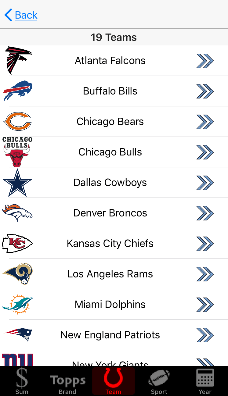 Sports Card Collector App