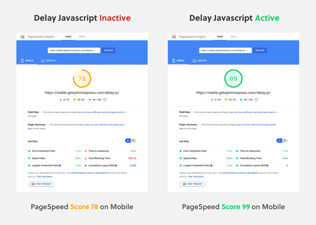 Delay Javascript Execution Feature Cuts Page Load Times