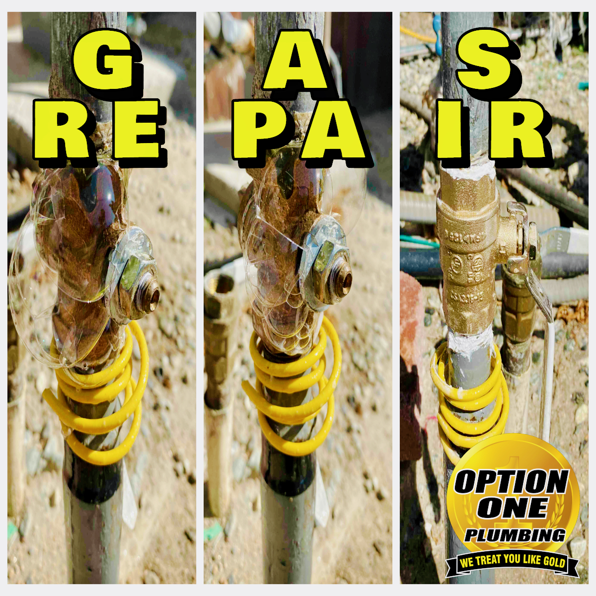 1 Gas Leak Detection & Repair (800) 905 7115 Option One Plumbing