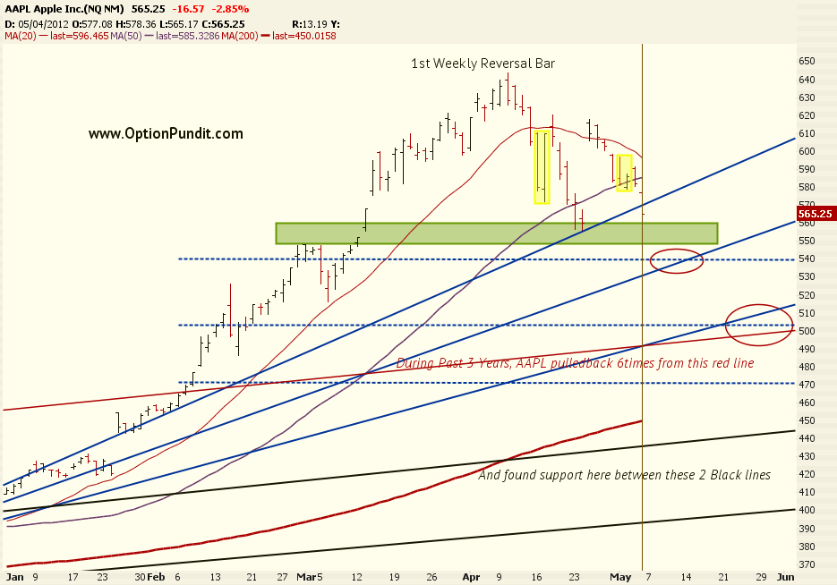 OptionPundit AAPL May 5 2012
