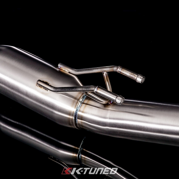 K-TUNED 3" OVAL TUBE EXHAUST: RSX 02-06-optionsauto.com