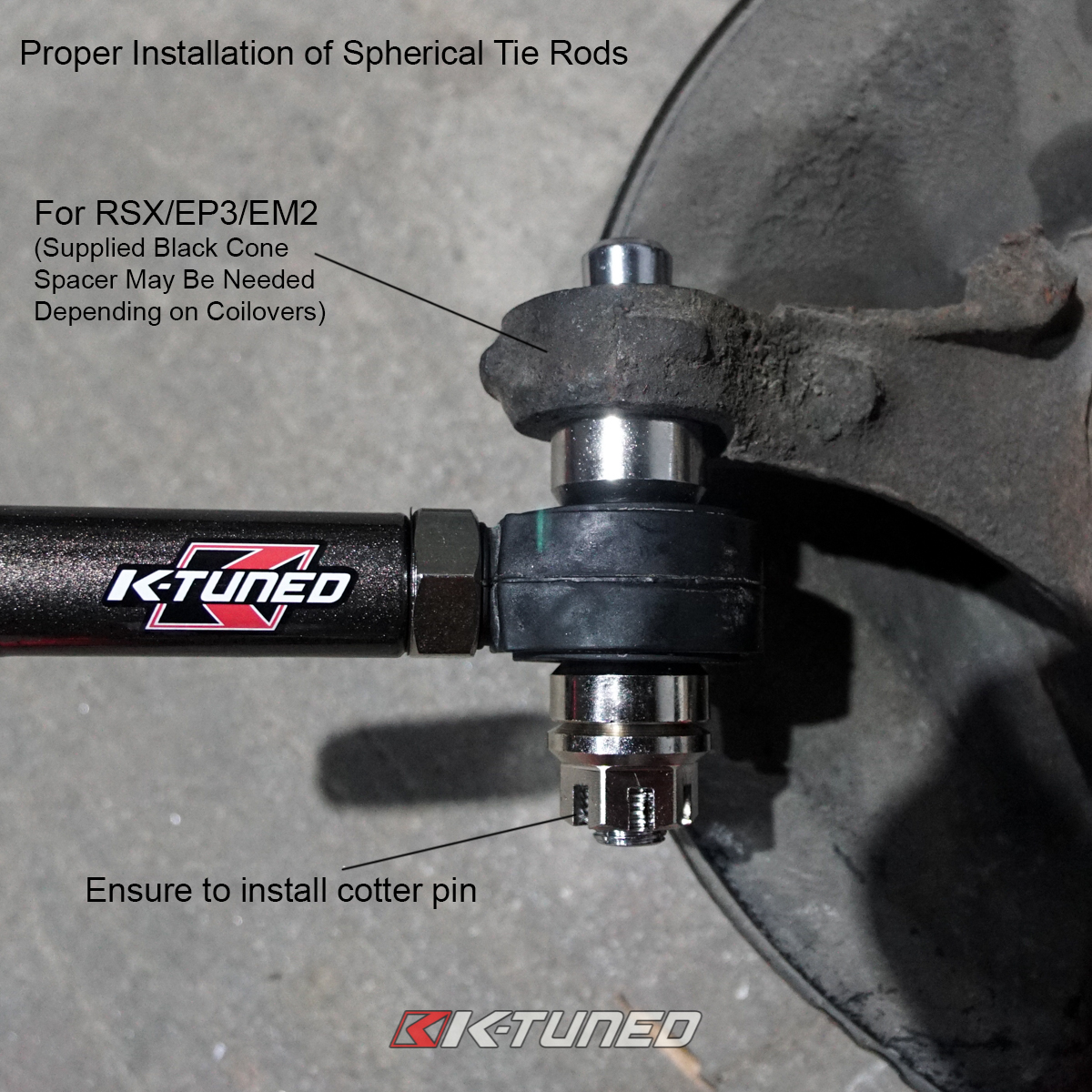 KTUNED INNER & OUTER TIE ROD CIVIC 0105, RSX 0206