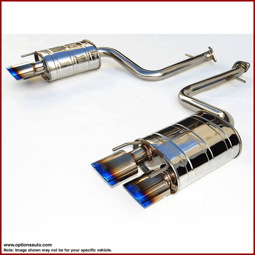 INVIDIA Q300 EXHAUST LEXUS RC350 & RC200T 1521 (AXLEBACK, Ti