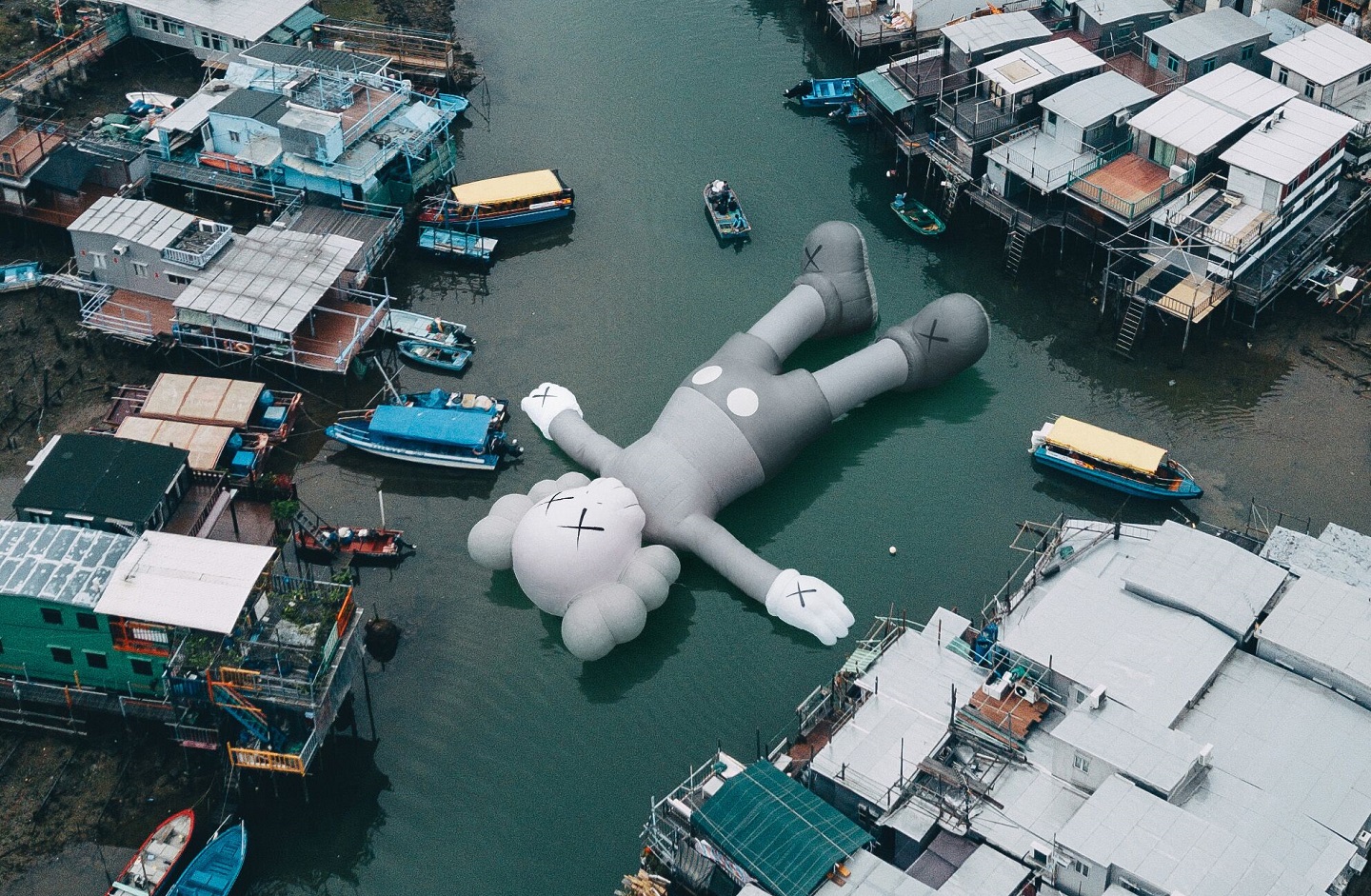 Giant floating sculpture by KAWS will make a splash at HK's Victoria