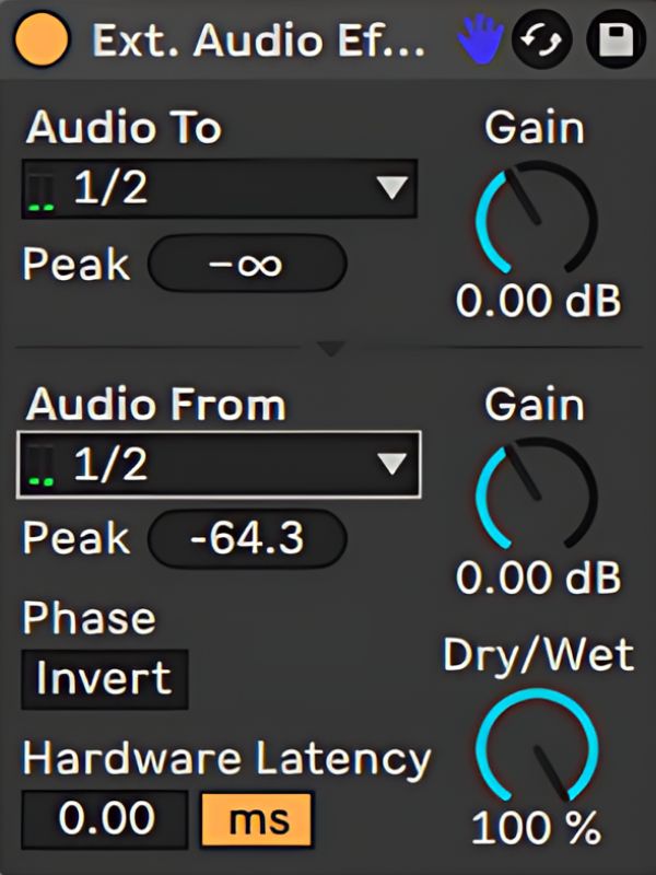 Turn your hardware into plugins with Ableton's External Audio Effect