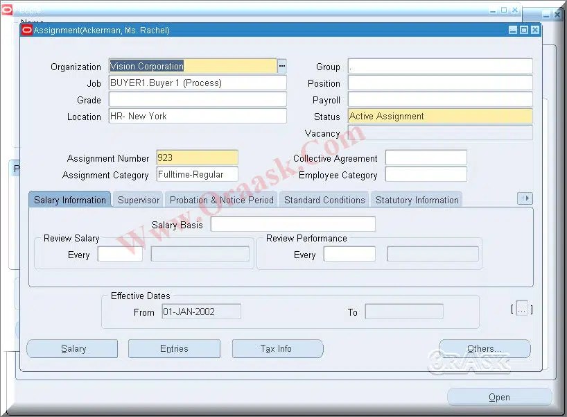 API to suspend assignment in oracle HRMS Oraask