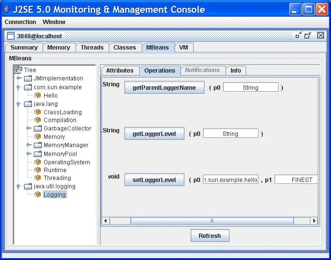 Using JConsole to Monitor Applications
