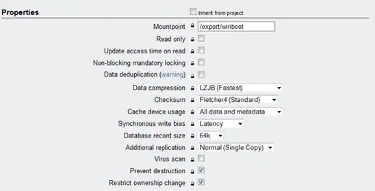 Nfs share zfs file system zeroconsult