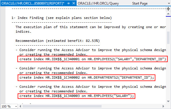 Tuning Applications in Visual Studio with SQL Tuning Advisor and