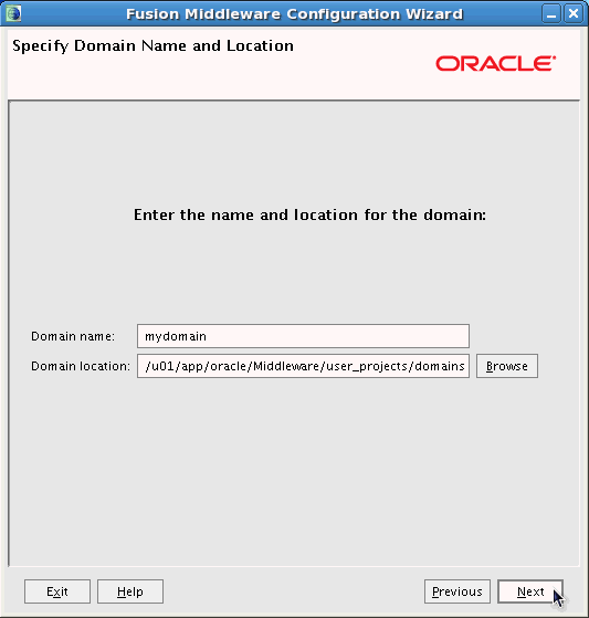 Oracle Logic Server 12c Creating and Using a Domain Template