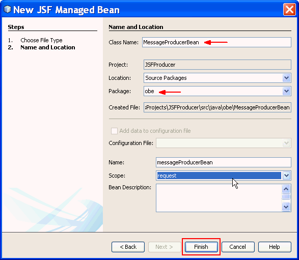 Creating a Simple Java Message Service (JMS) Producer with NetBeans and