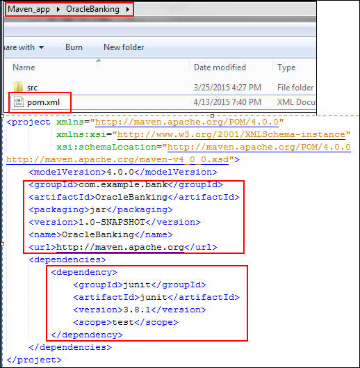 Building and Running Java SE Application Using Maven