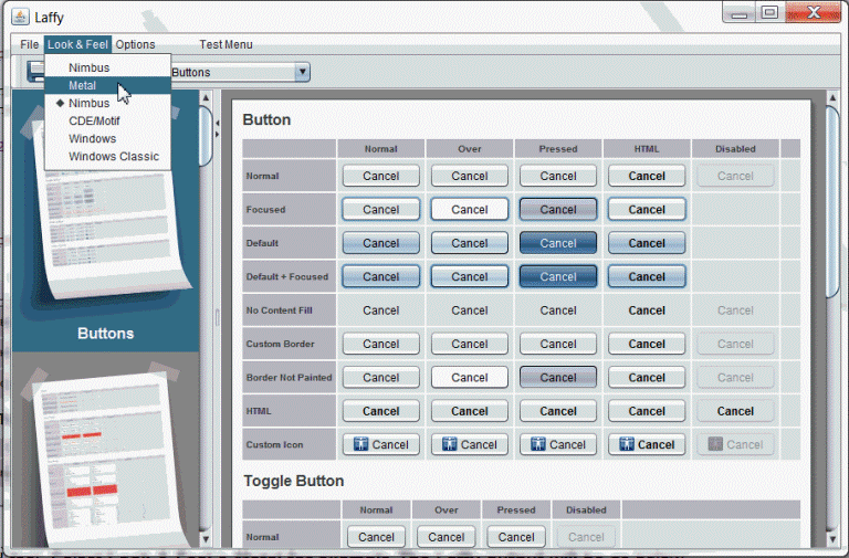 Customizing the Look and Feel of Java Applications in NetBeans Using