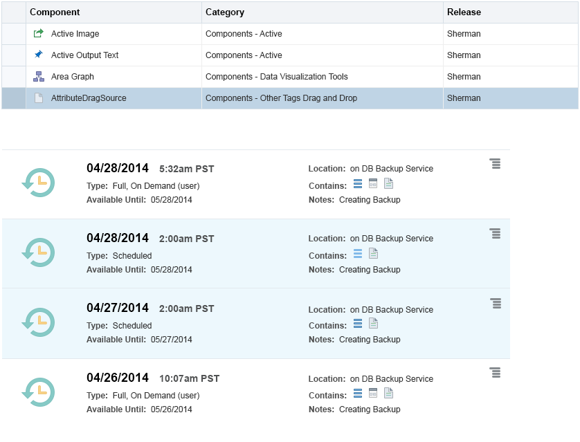 Oracle Alta UI Patterns Data Grids