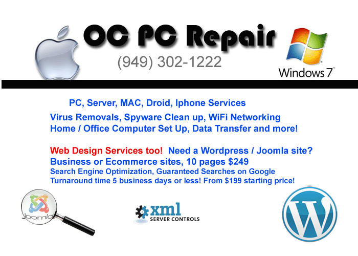 Orange County PC Repair Computer Services Orange County Mac Repair