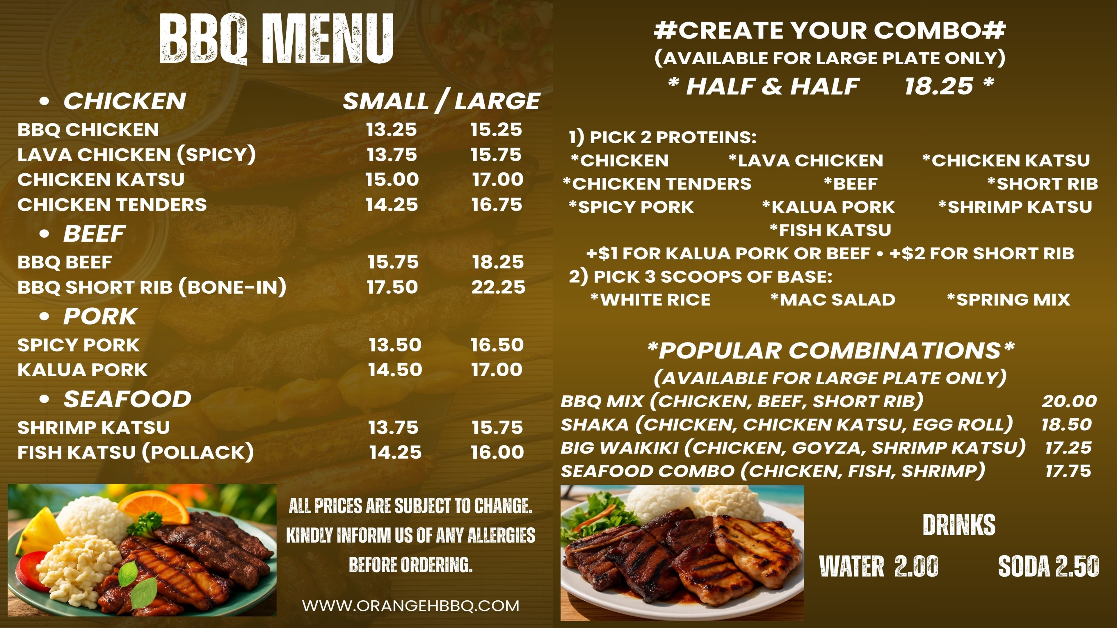 Orange Hawaiian Barbecue Restaurant