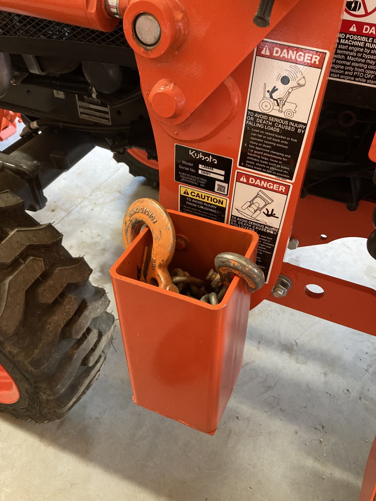 Chain Box OrangeTractorTalks Everything Kubota