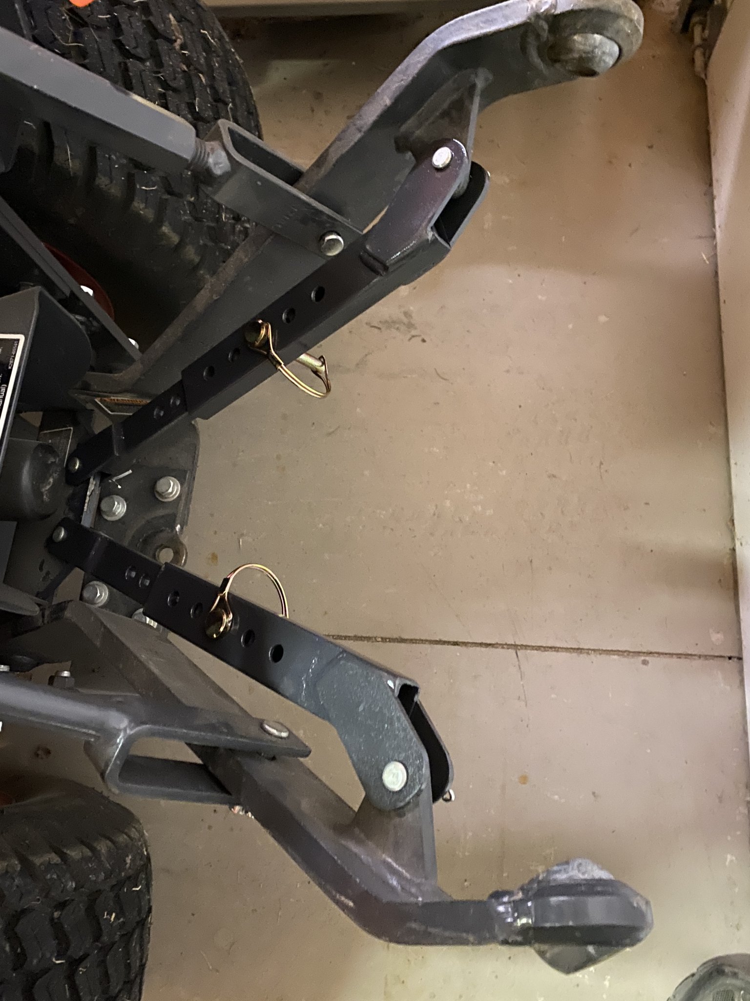 Telescoping 3 Point Stabilizer Kit for BX tractors OrangeTractorTalks