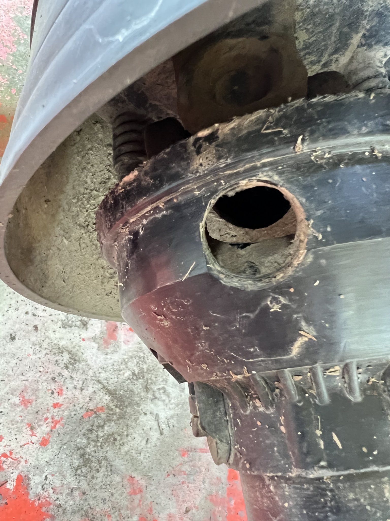 Greasing new land pride RCR 1860 driveline OrangeTractorTalks