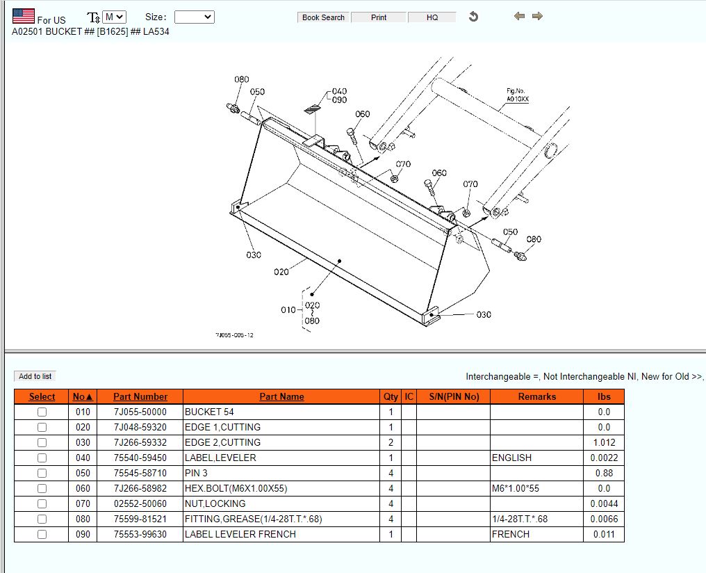 Cutting edge for Kubota B2601 with 54 inch bucket OrangeTractorTalks