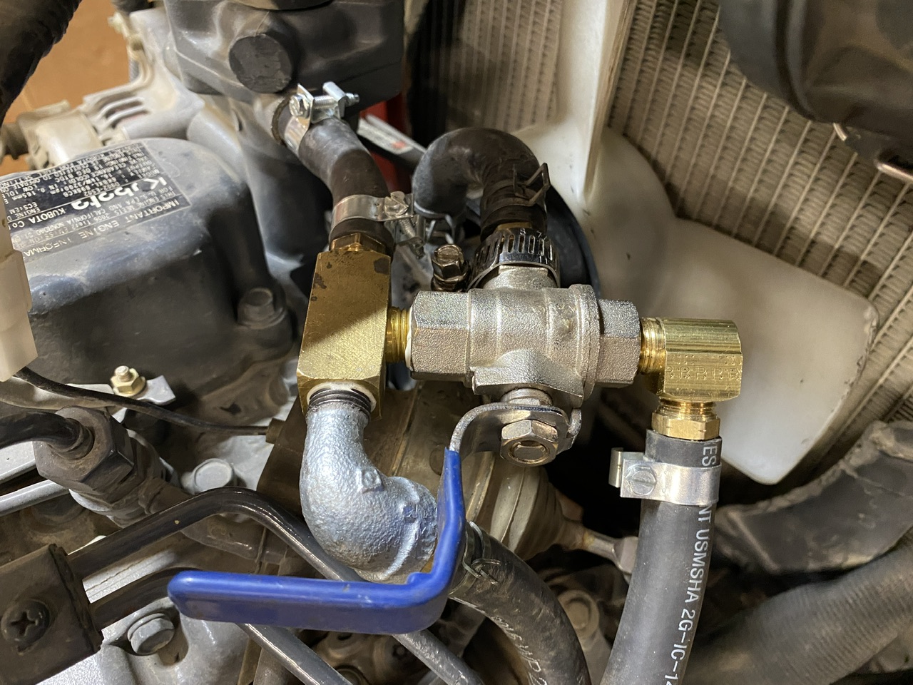 Heater bypass valve OrangeTractorTalks Everything Kubota