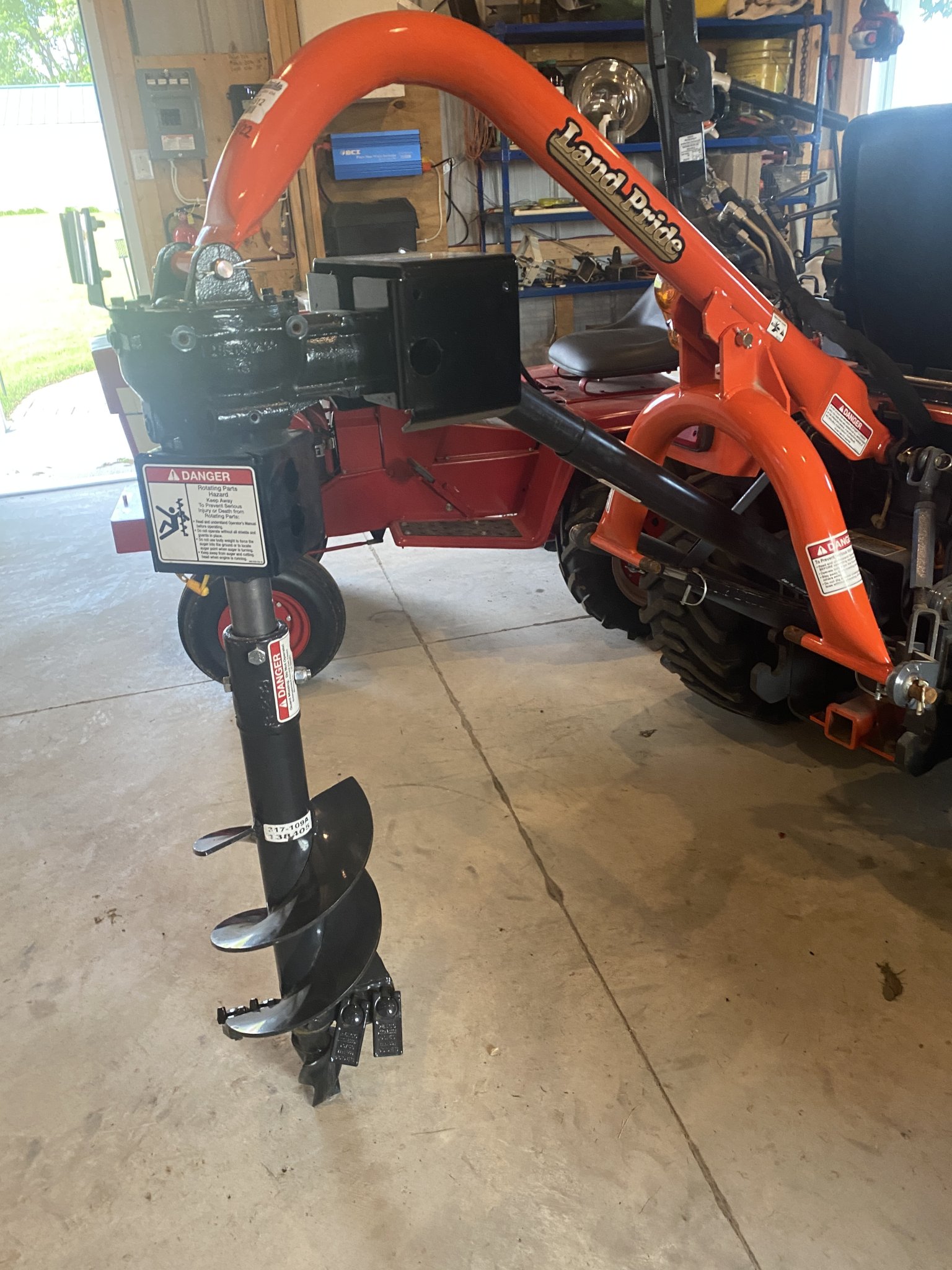 Post hole auger questions for a BX2380. OrangeTractorTalks