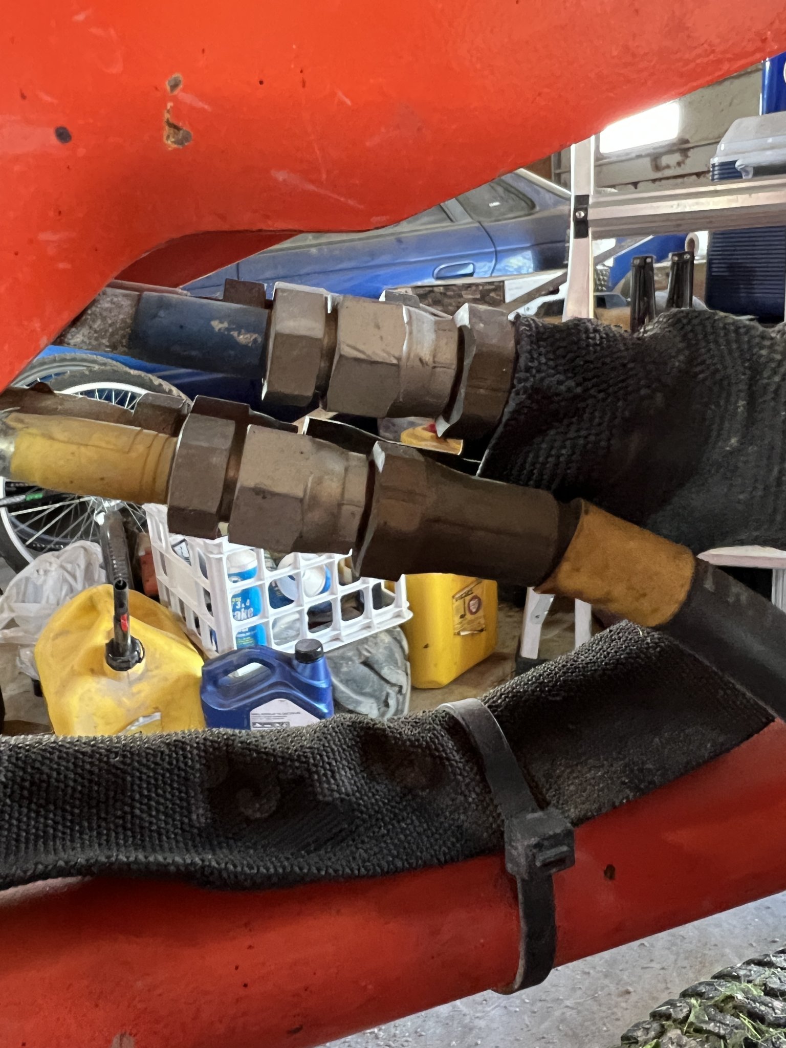 Replacing Loader Hydraulic Hoses OrangeTractorTalks Everything Kubota