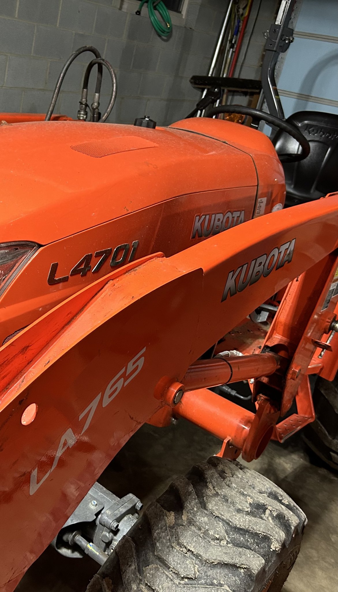 Need help moving seat on LA765 tractor. OrangeTractorTalks