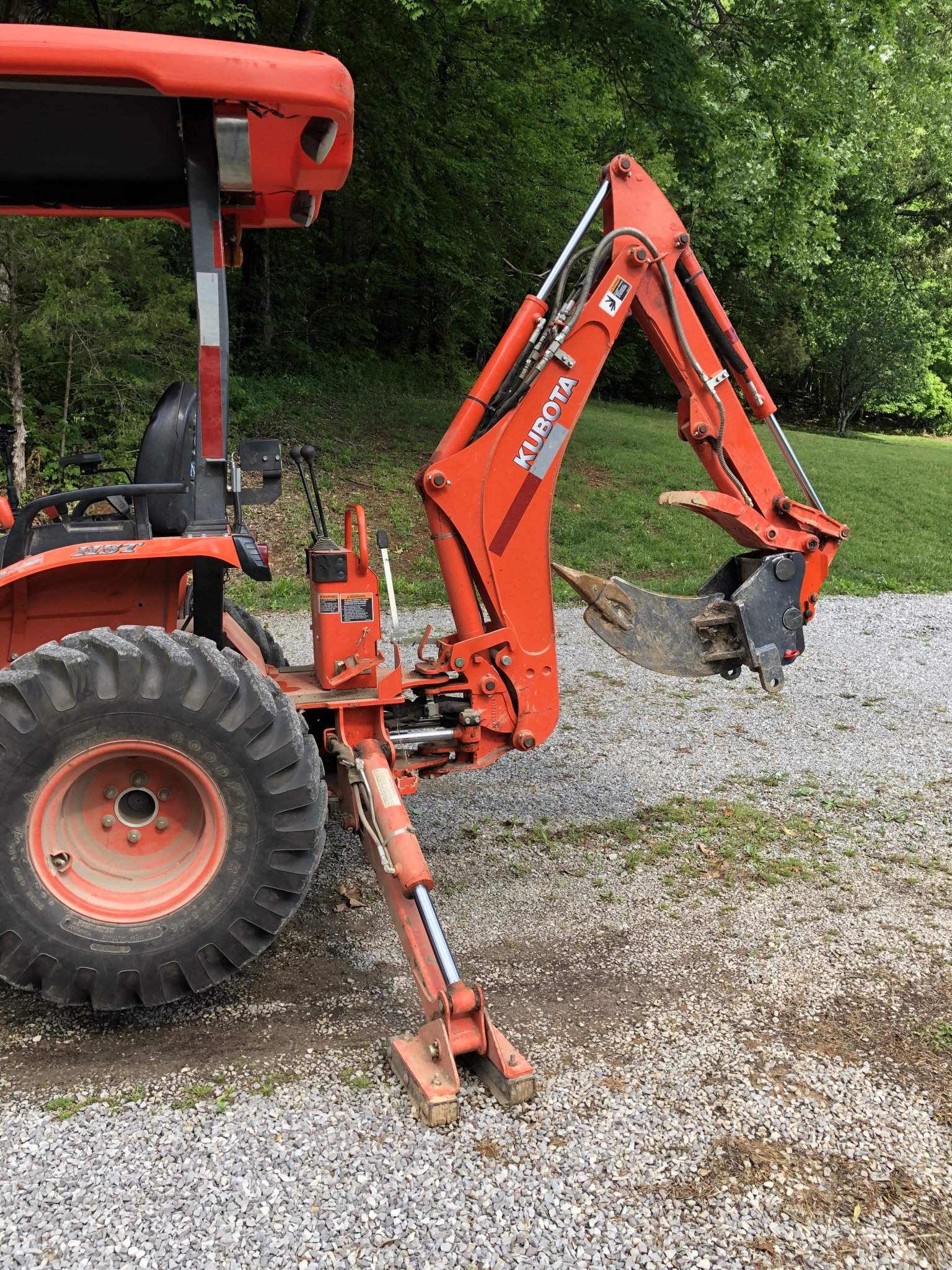 B26 backhoe ripper option OrangeTractorTalks Everything Kubota