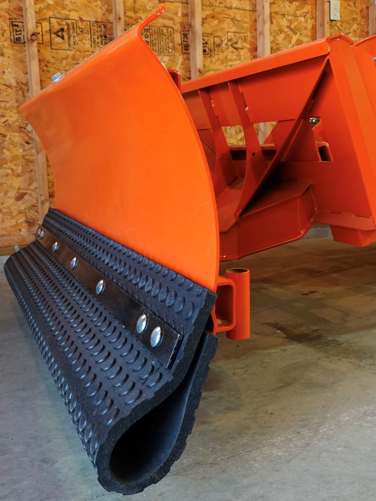 Snowplowing without damaging gravel driveway OrangeTractorTalks