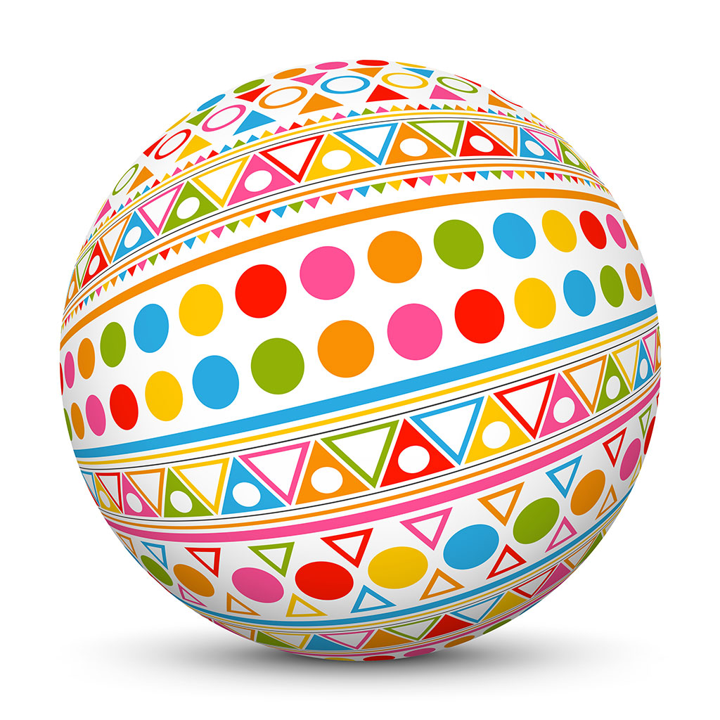 White Sphere with Black Dots Pattern on Surface Free Sphere! Free