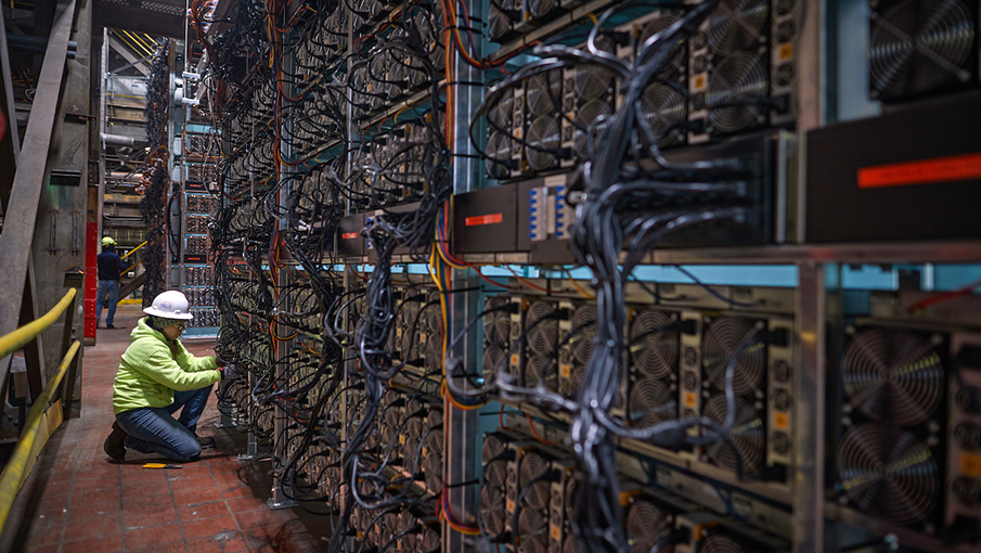 Bitcoin mining farm built by Russian oil giant
