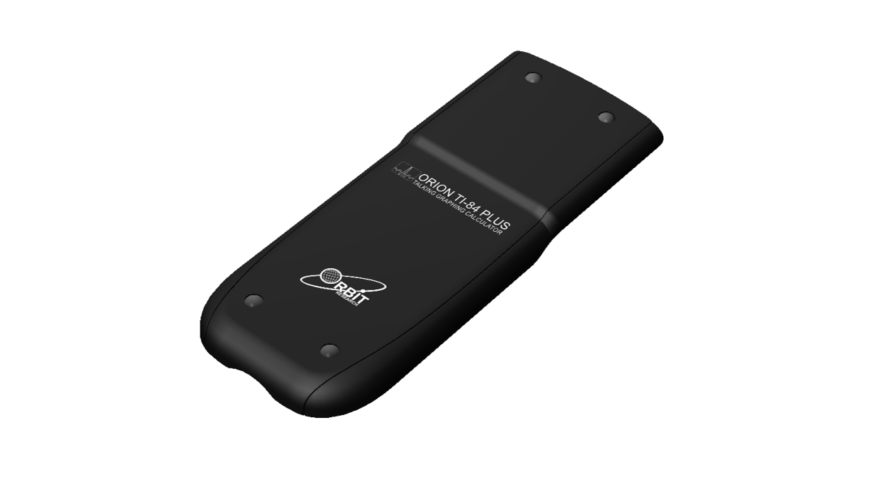 Orion TI84 Plus Talking Graphing Calculator Back Cover Orbit