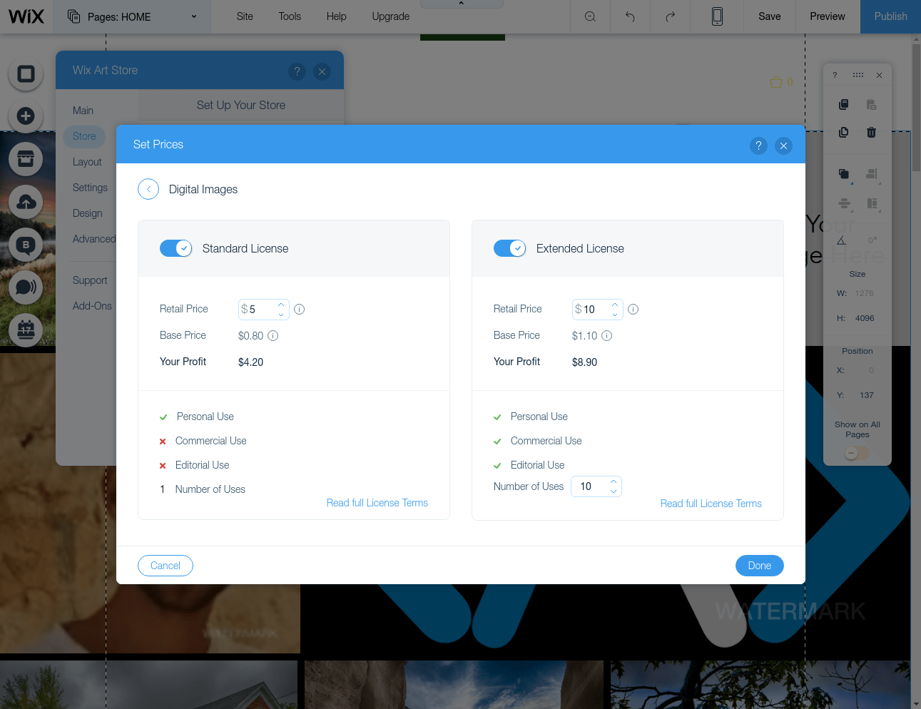 Order a Print Digital License