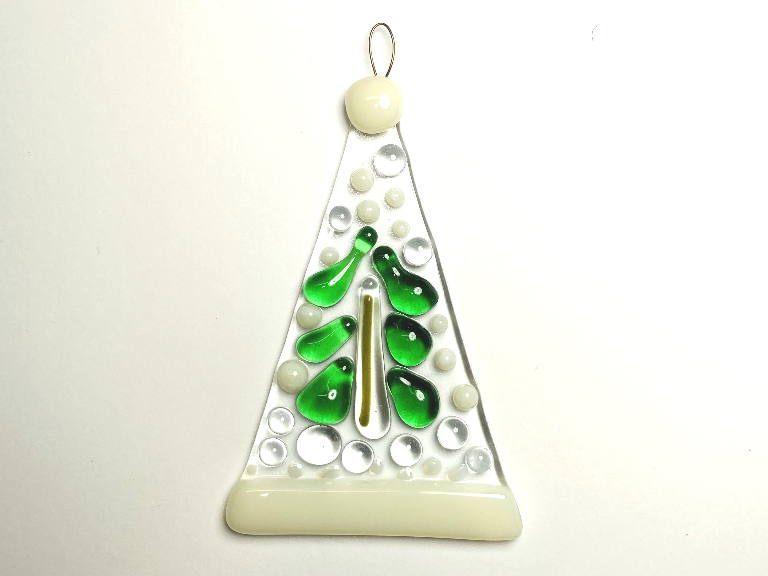 fused glass ornament 11