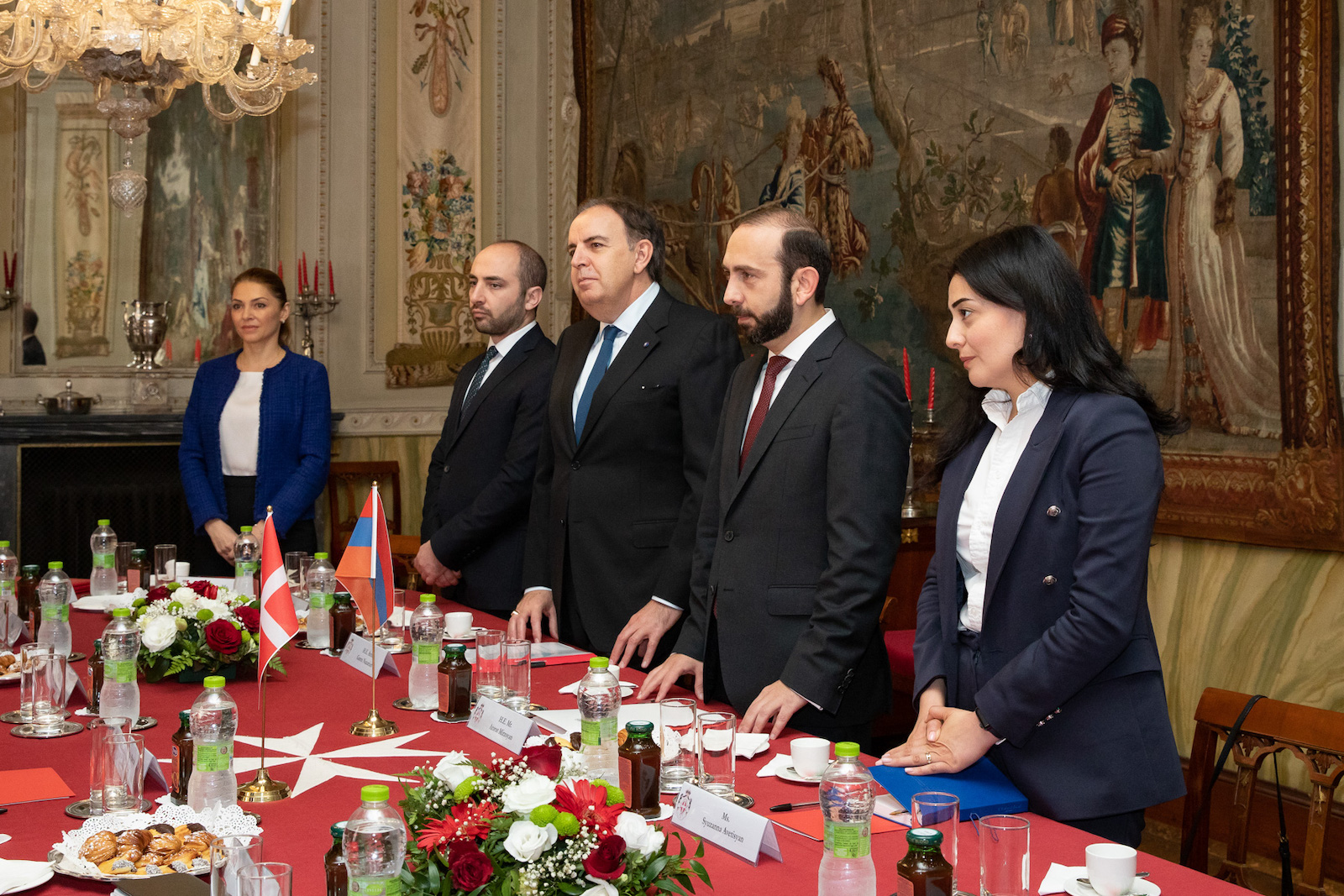 Grand Chancellor meets Armenian Minister of Foreign Affairs Sovereign