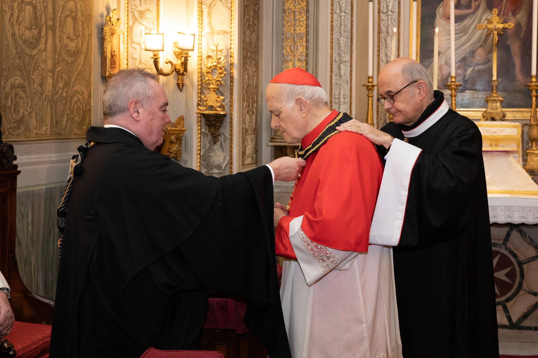Cardinal Fortunato Frezza Bailiff of the Sovereign Order of Malta