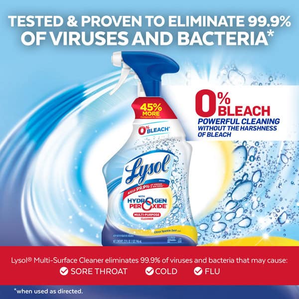 Lysol BleachFree Hydrogen Peroxide MultiPurpose Cleaner Citrus RoomBox